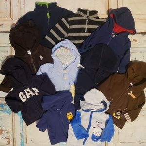 Baby Boy Jacket & Sweater Bundle Sizes 0-3 Months
